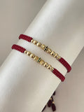 Pulseras pareja diamantado ✨ (4mm y 3mm)