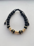 Pulsera diamantada y lisa (6mm,8mm)