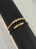 Pulsera pareja bola de fuego (5mm- 6mm)