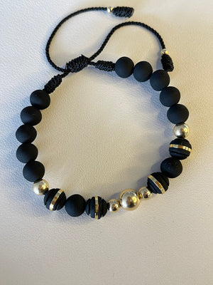 Pulsera neopreno y balín 8 - 6 milímetros