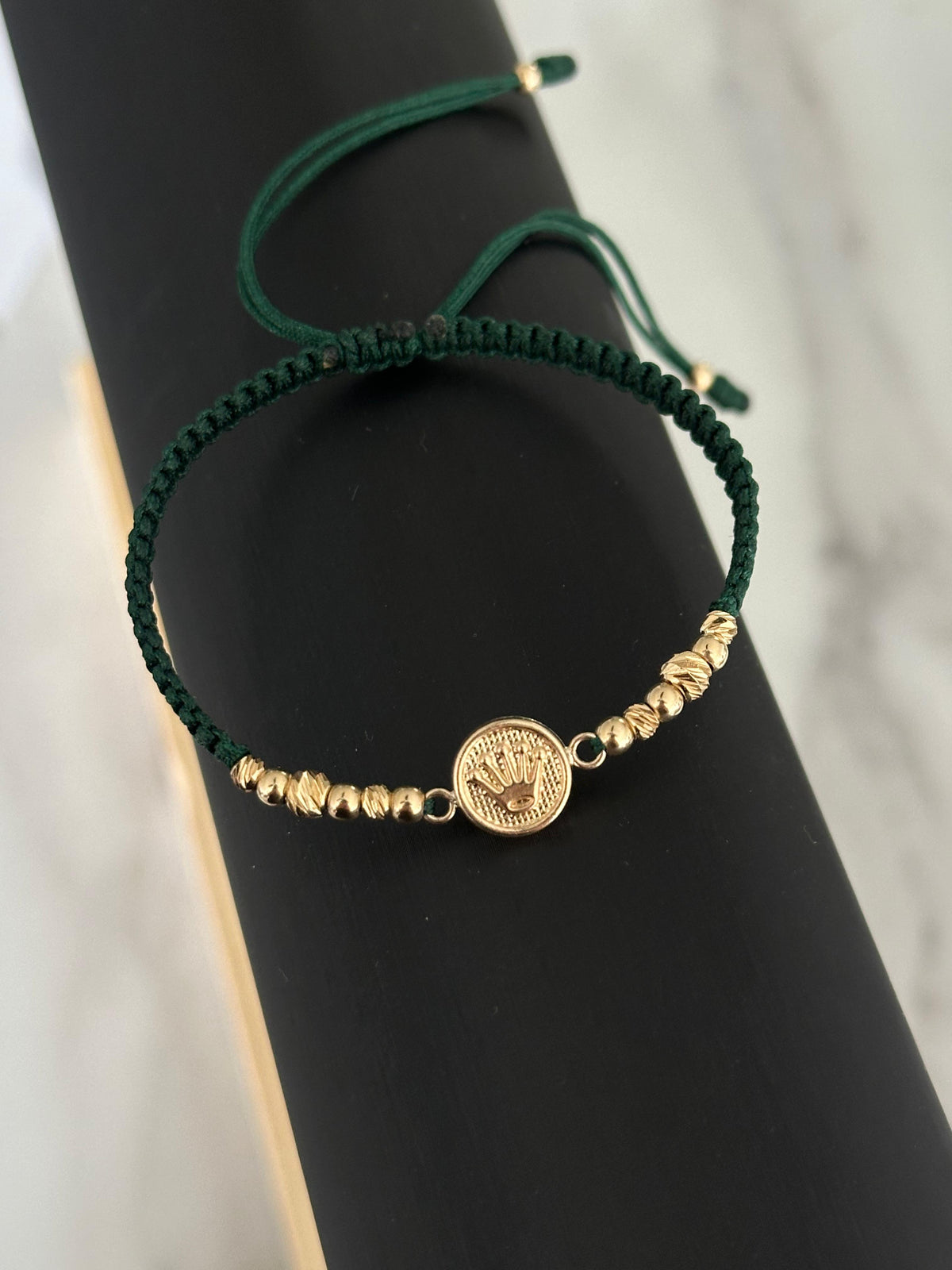 Pulsera corona (balín #3 y #4)