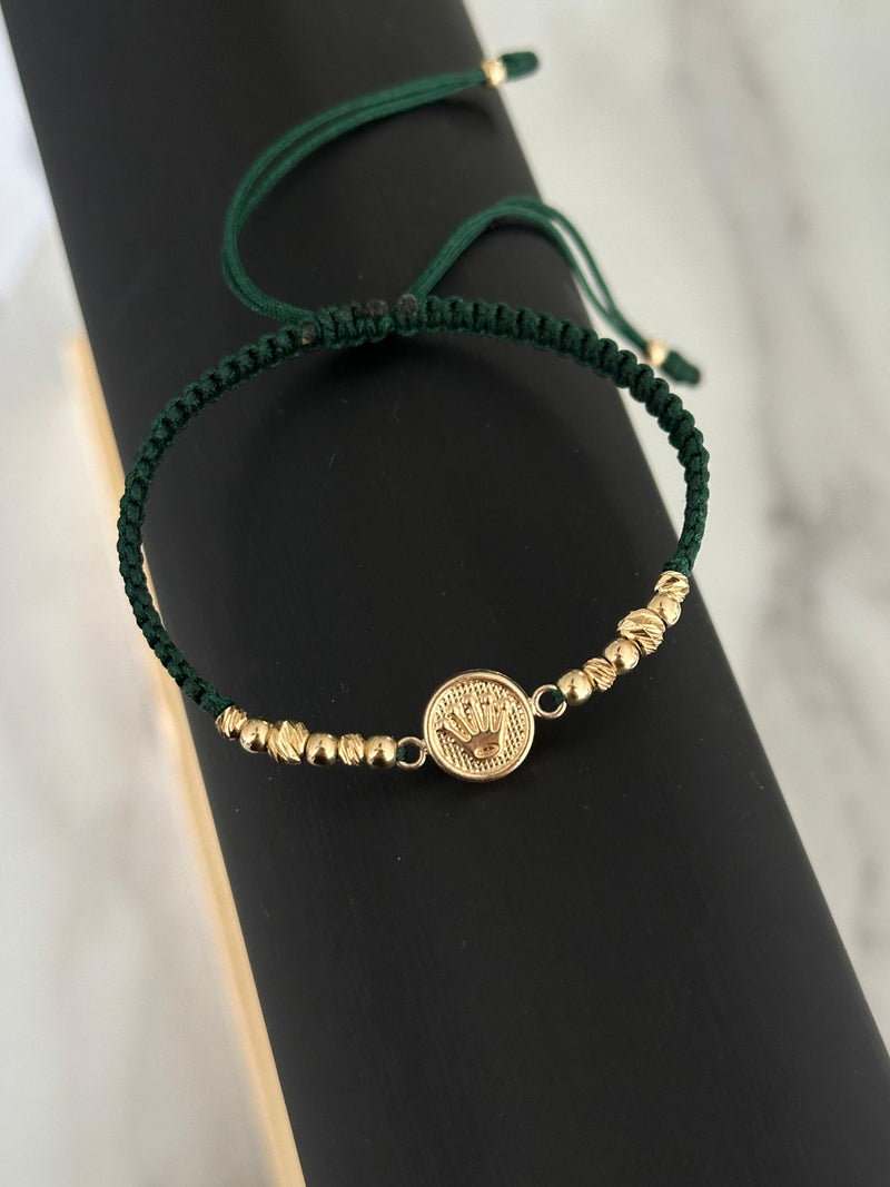 Pulsera corona (balín #3 y #4)