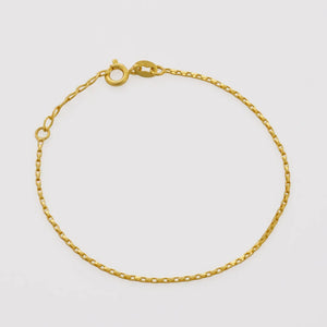 Pulsera vintage 1,2mm 16cm + ext