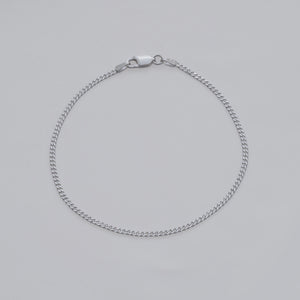 Pulsera cubana 1.9mm 19,5 cms