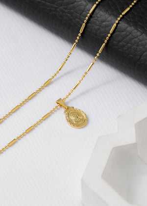 Cadena Canutillo Militar (65cm ) + Dije Rostro Sagrado Diamantado