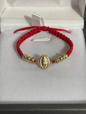 Pulsera de bebe Guadalupe peq (4mm)