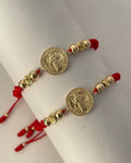 Pulseras pareja san Benito grande (5mm)