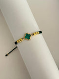 Pulsera trébol verde (5mm)