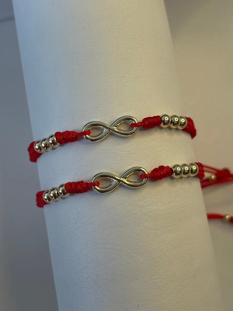 Pulseras pareja infinito