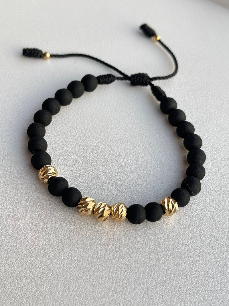 Pulsera diamantada 6mm