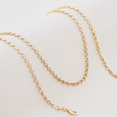 Cadena aros 3mm 65cm