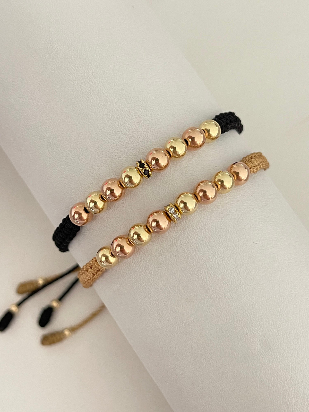 Pulseras pareja 2 Oros ⚜️ (5mm)
