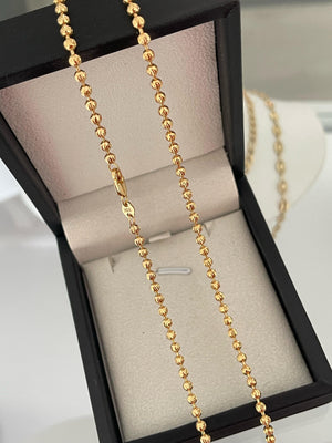 Cadena militar diamantada 3mm exclusive (60cm)