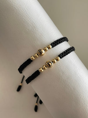 Pulsera Pareja con iniciales (4mm)