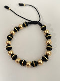Pulsera balin y neopreno argollado (8mm)