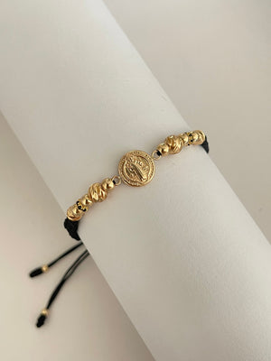 Pulsera san Benito M (6mm, 4mm, 5mm)