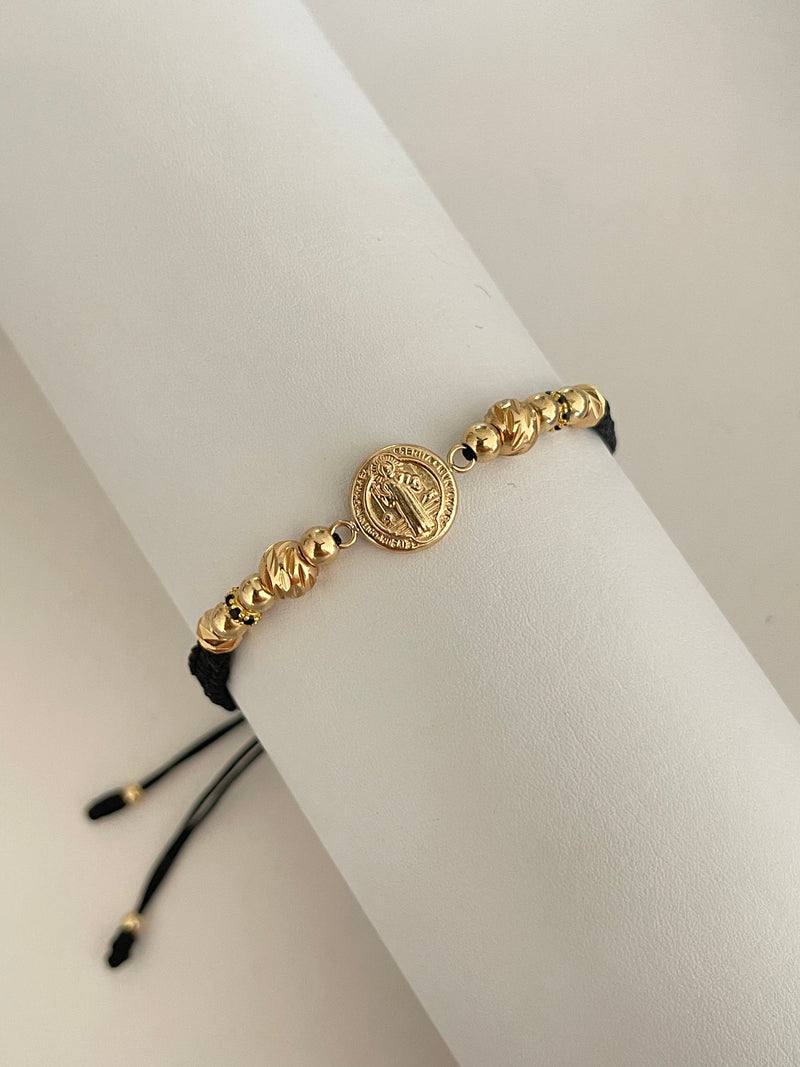 Pulsera san Benito M (6mm, 4mm, 5mm)