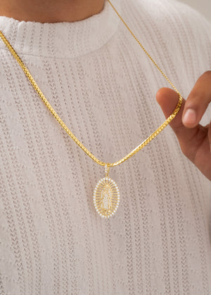 Dije virgen Guadalupe swarovski cristal