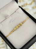 Pulsera tejido balin italiano 5mm