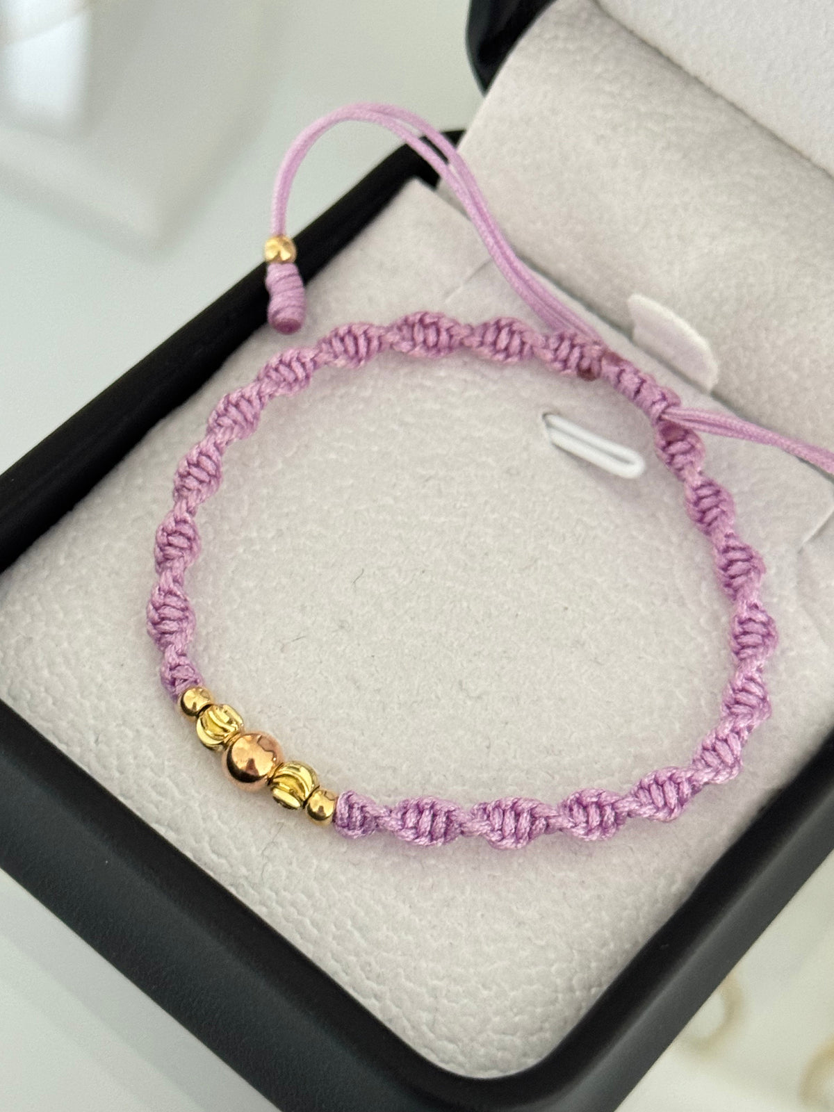 Pulsera espiral rosado. N° de Balín: #5 rosa, #4 italiano, #3.