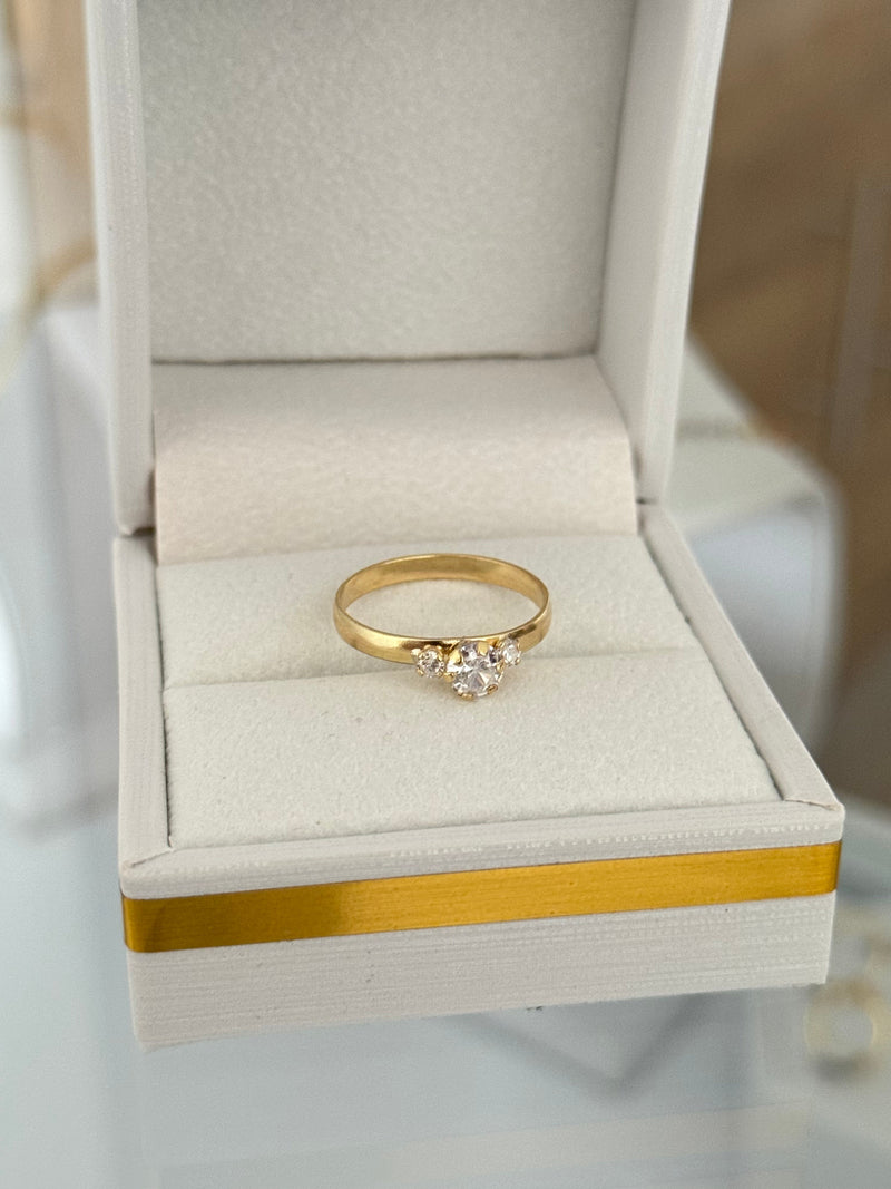 Anillo promise 3 circones exclusive