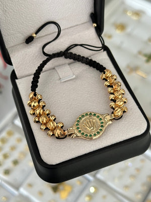Pulsera rlx grande diamantada. N° de Balín: #4, #6.