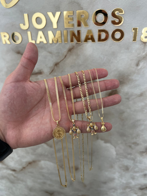 cadena + dije hombre