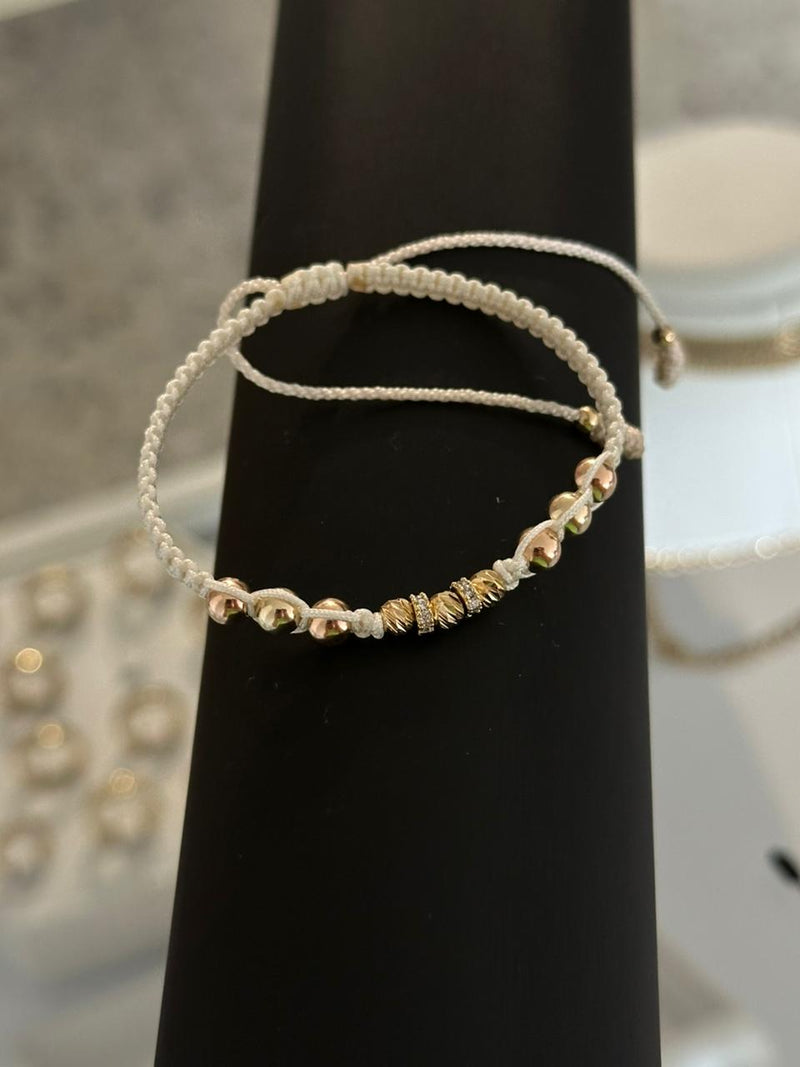 Pulsera doble circón cristal