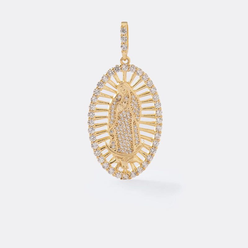 Dije virgen Guadalupe swarovski cristal