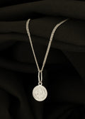 Dije mini San Benito 1Cms, plata Ley 925