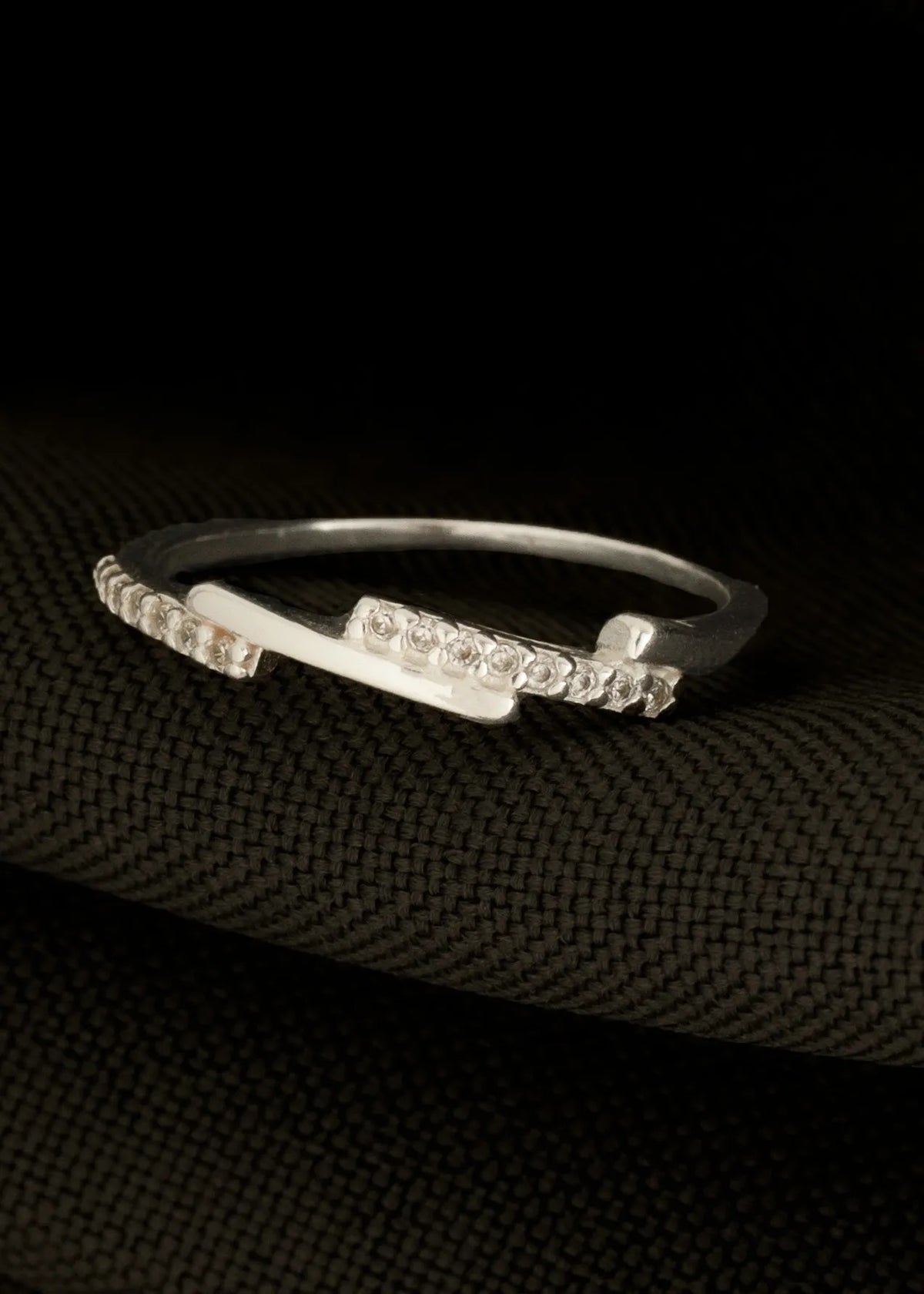 Anillo ray plata ley 925