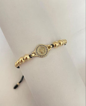Pulsera Rlx cristal con balines #4, 5 y 6.