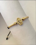 Pulsera Virgen guadalupe tallada (6mm,4mm)