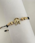 Pulsera herradura caballo balines #4 y #6 diamantados.