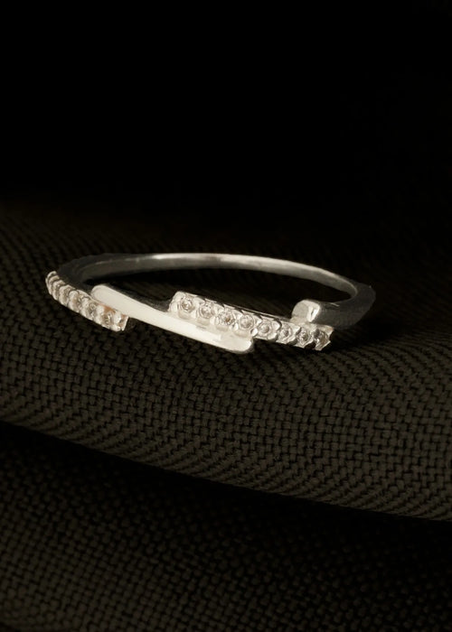 Anillo ray plata ley 925