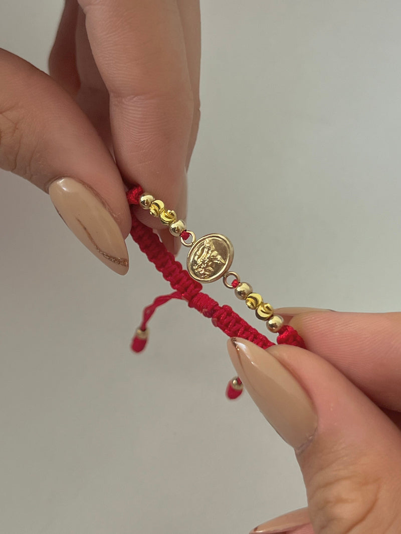 Pulsera de bebé san Miguel (4mm)