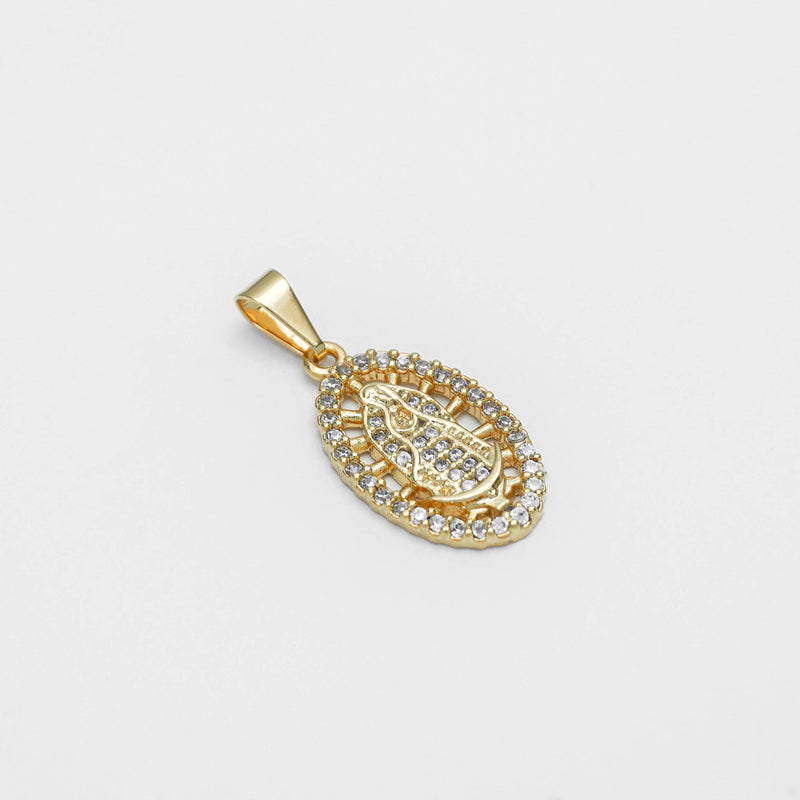Dije virgen Guadalupe swarovski cristal