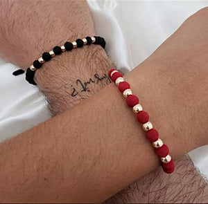 Pulsera Pareja neopreno 6mm