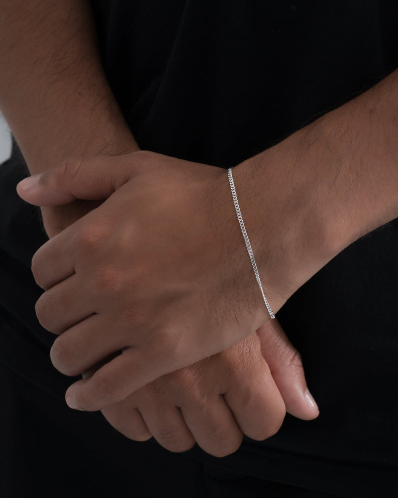 Pulsera cubana 1.9mm 19,5 cms